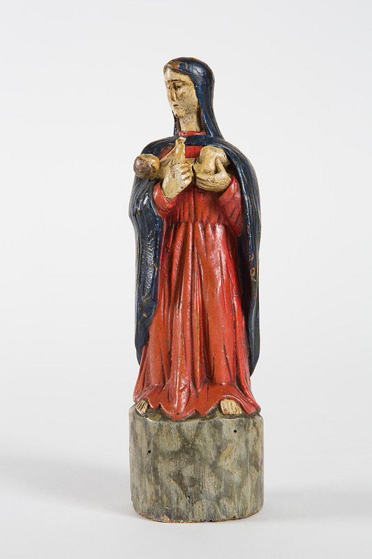 Slovenský ľudový rezbár z 19. storočia – Madona 