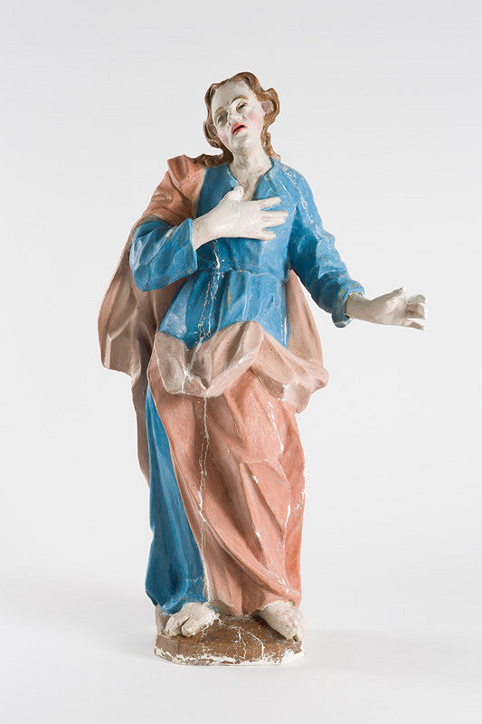 Slovenský ľudový rezbár z 2. polovice 18. storočia – Apoštol sv. Ján 