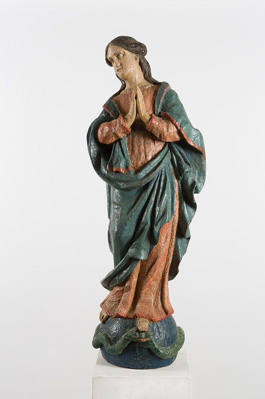 Slovenský ľudový rezbár z 1. polovice 18. storočia – Immaculata 