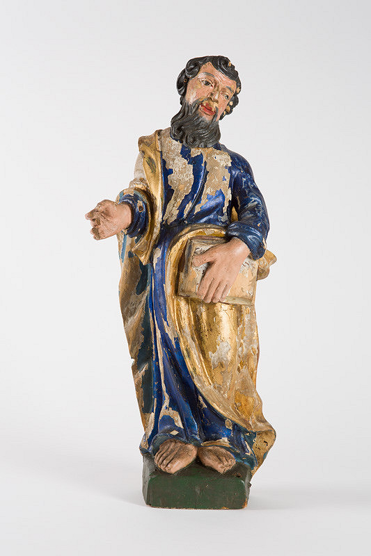 Slovenský ľudový rezbár z 19. storočia – Sv. Pavol 