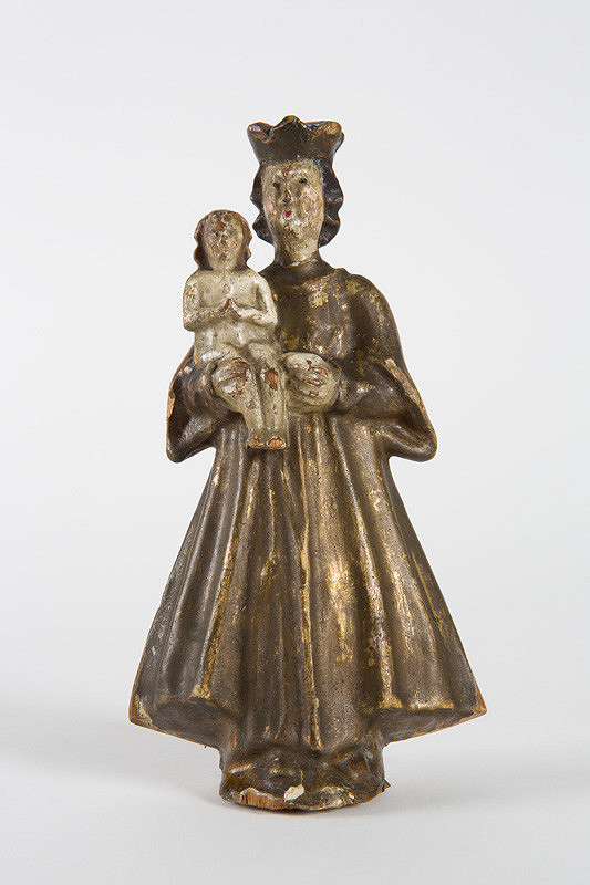 Slovenský ľudový rezbár z konca 19. storočia – Madona 