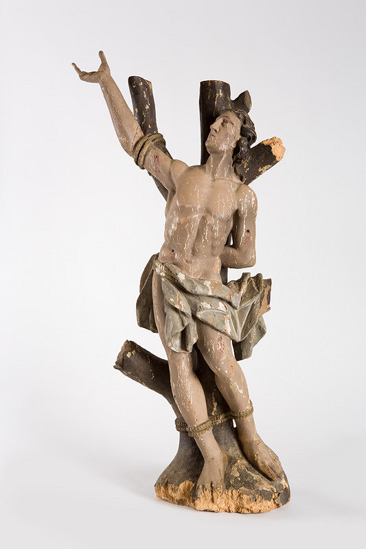 Slovenský ľudový rezbár – Sv. Sebastíán 