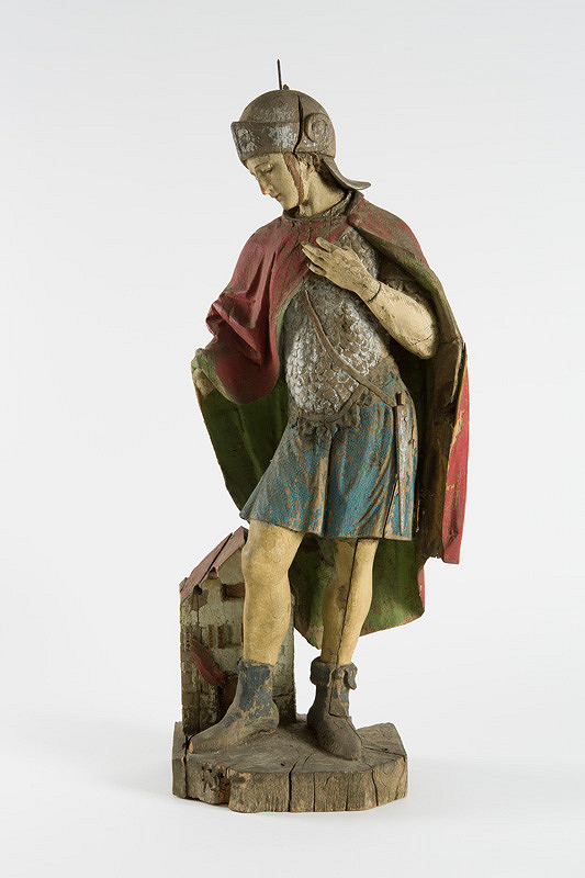 Slovenský ľudový rezbár – Sv. Florián 