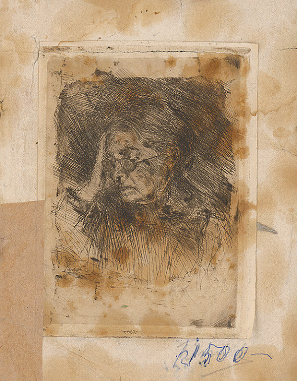 Andor Borúth – Portrét starej ženy [matky] 