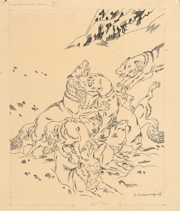 Emil Makovický – Prepadnutie vlkmi 