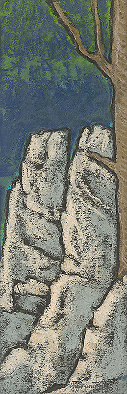 Ján Šimo-Svrček – Skalný útvar Kazatelnica 