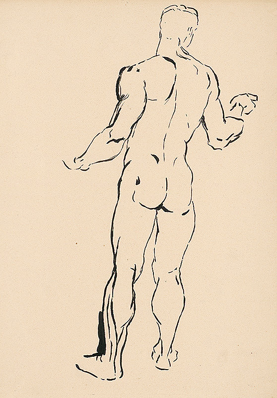 Emil Makovický – Mužský akt I. 
