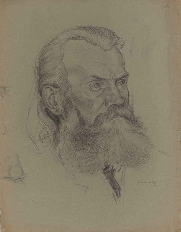 Emil Makovický – Portrét starca II. 