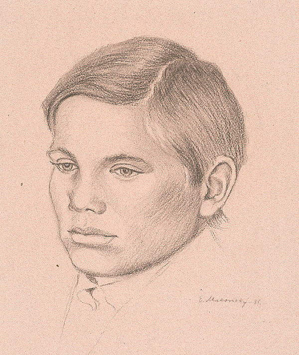 Emil Makovický – Portrét mládenca 