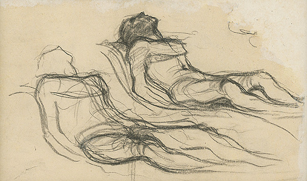 Ladislav Mednyánszky – Dve mužské postavy 