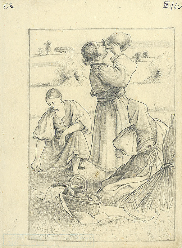 Emil Makovický – Obed na poli 