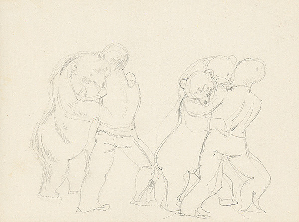 Emil Makovický – Chlapec zápasiaci s medveďom