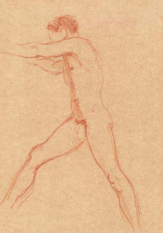 Emil Makovický – Mužský akt I. 