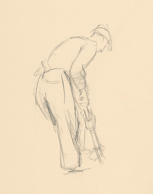 Emil Makovický – Muž pri práci na poli III. 