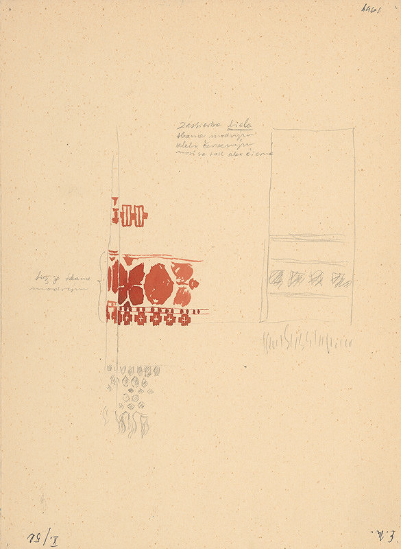 Emil Makovický – Detail výšivky V. 
