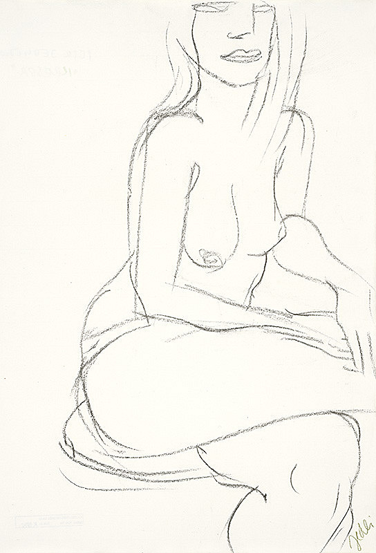 Petr Jedlička – Štúdia ženského aktu I. 