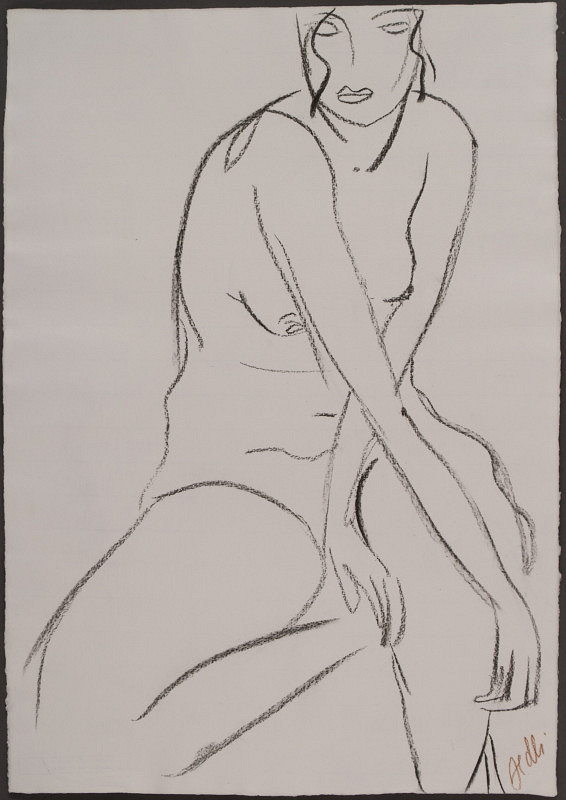 Petr Jedlička – Štúdia ženského aktu IV. 