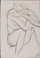 Petr Jedlička – Štúdia ženského aktu VI. 