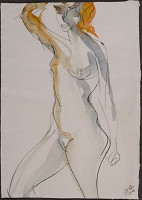 Petr Jedlička – Štúdia ženského aktu VII. 