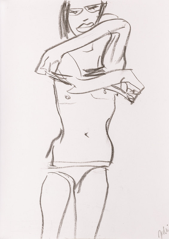 Petr Jedlička – Štúdia ženského aktu IX. 