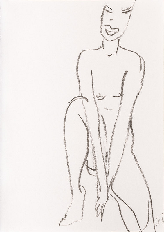 Petr Jedlička – Štúdia ženského aktu XI. 