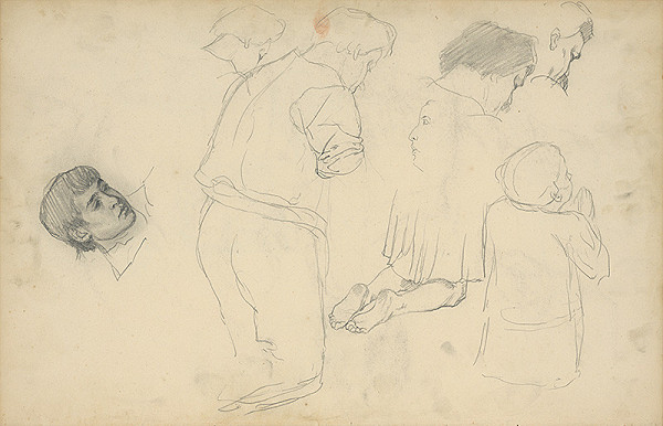 Jozef Hanula – Skicár s figurálnymi štúdiami 