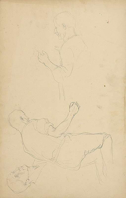 Jozef Hanula – Skicár s figurálnymi štúdiami 