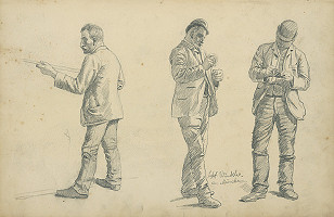 Jozef Hanula – Skicár s figurálnymi štúdiami 