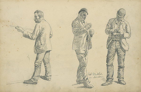 Jozef Hanula – Skicár s figurálnymi štúdiami 