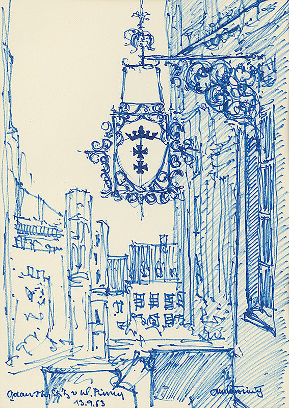 Ján Šimo-Svrček – Gdaňsk - Štíty v Pivnej ulici 