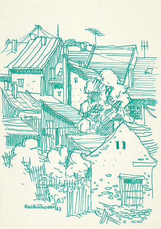 Ján Šimo-Svrček – Staré meštianske dvory 