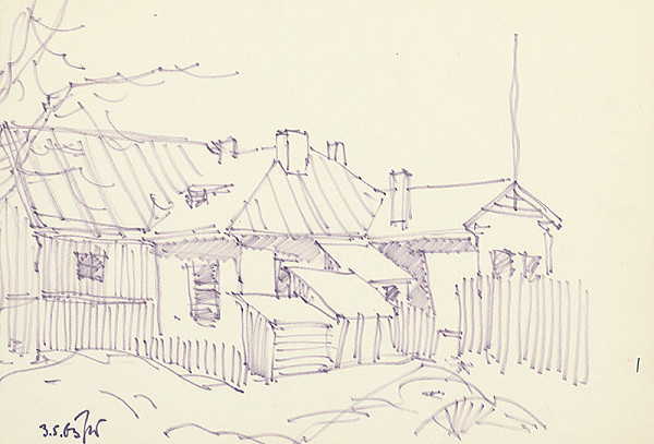 Ján Šimo-Svrček – Medzivody - časť mlyna 