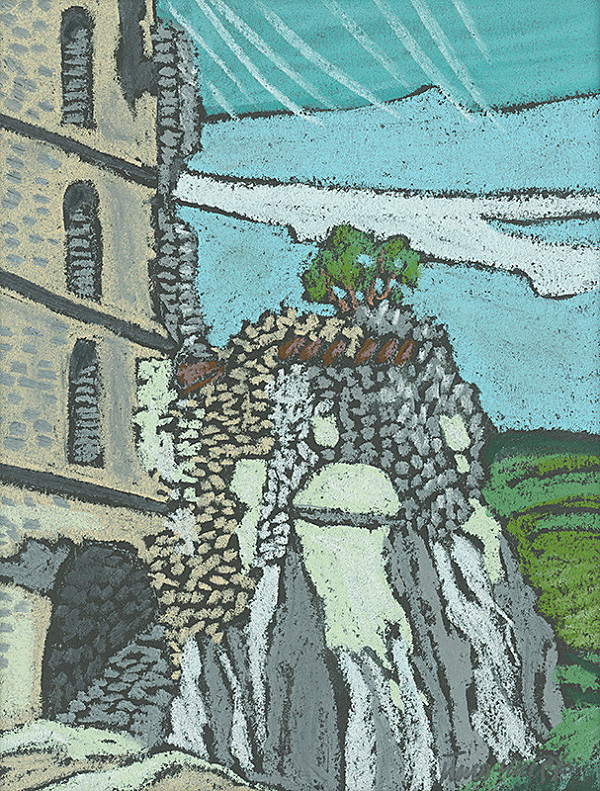 Ján Šimo-Svrček – Hrad Pajštún - zrúcaniny 