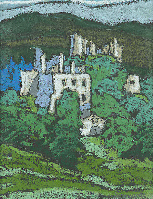 Ján Šimo-Svrček – Sklabinský hrad - zrúcaniny 