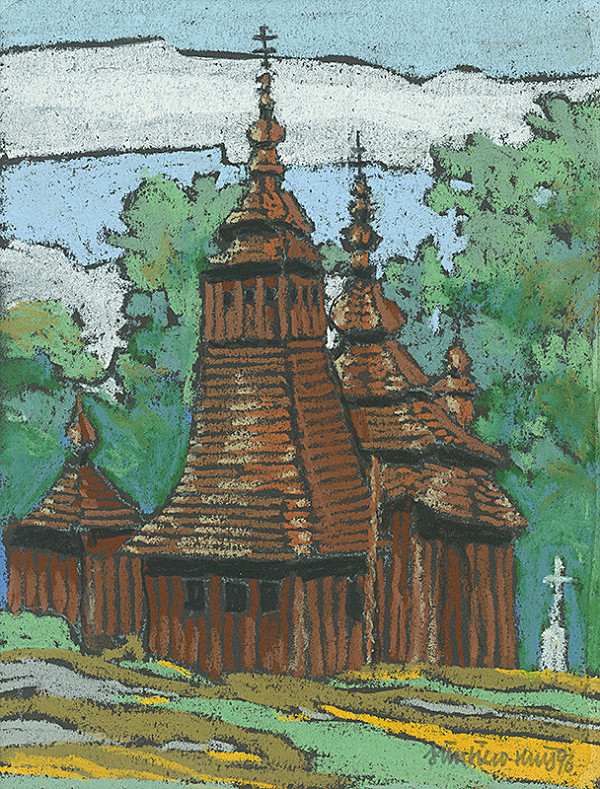 Ján Šimo-Svrček – Drevený kostolík Ladomírová