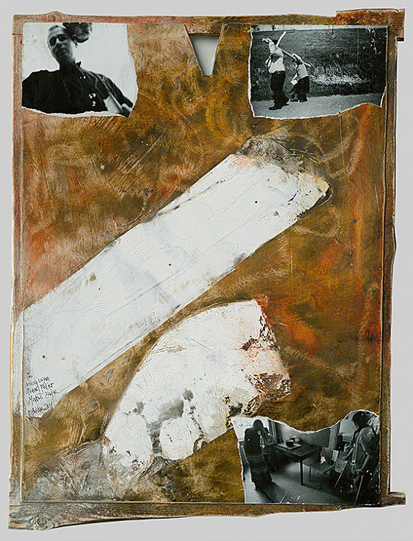 František Guldan – V. zastavenie – Šimon Cyrenejský pomáha Pánu Ježišovi niesť kríž 