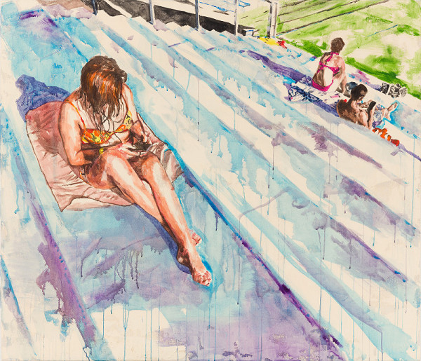 Vladimíra Vajsová – Slnenie na schodoch 