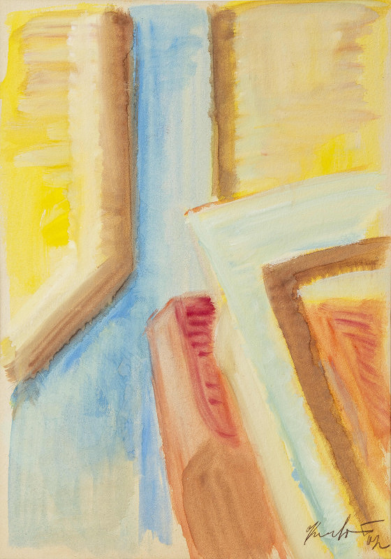 Otto Korkoš – Plošná kompozícia reliéfnych tvarov VI. 