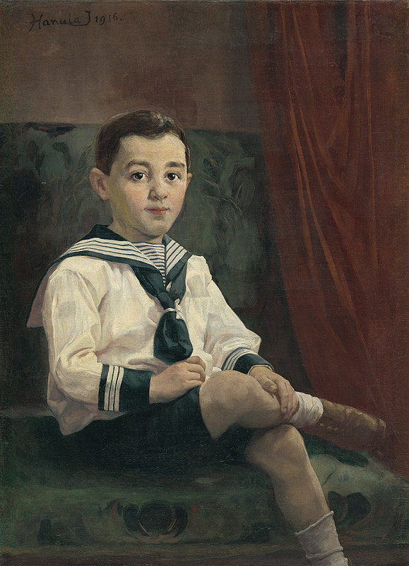 Jozef Hanula – Chlapec v matrózových šatách