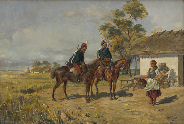 August Meissl – Husári pred domom