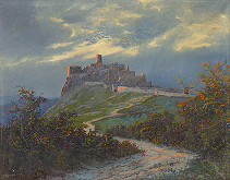 Jozef Kenedich – Pohľad na Spišský hrad 