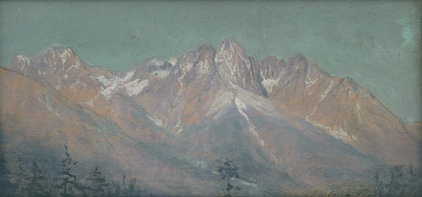 Ferdinand Katona – Pohľad na Vysoké Tatry