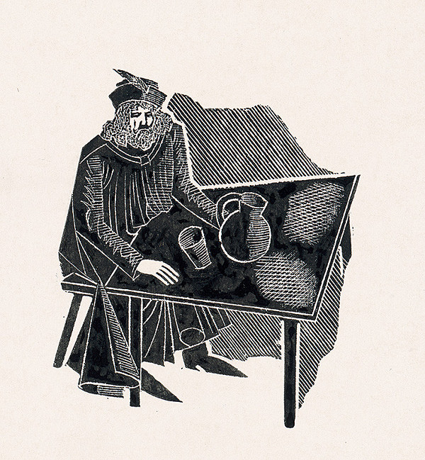 František Hübel – Pri stole II. 