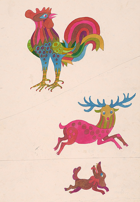 Miroslav Cipár – Zlatá brána - kohút, jeleň a pes 