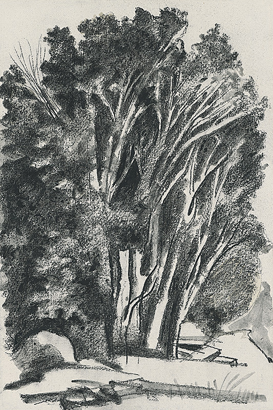 František Hübel – Krajina so stromami