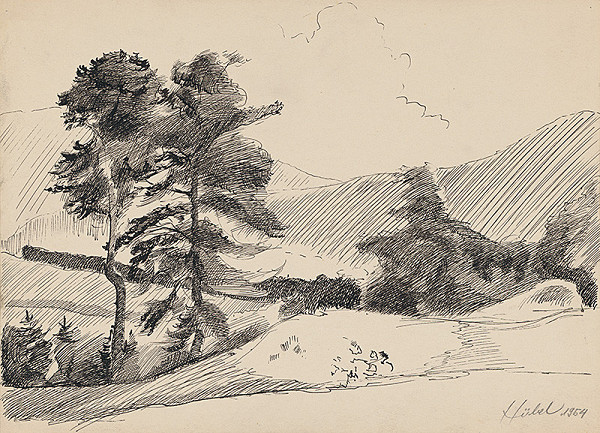 František Hübel – Štúdia kopaníc V. 