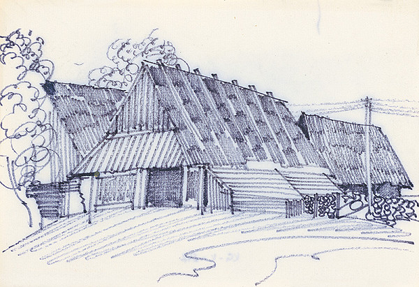 František Hübel – Štúdia drevenice II. 