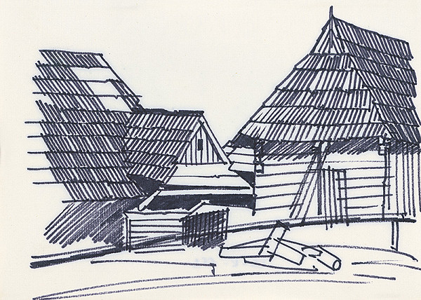 František Hübel – Štúdia drevenice VII. 