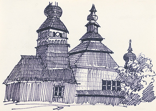 František Hübel – Drevený kostolík