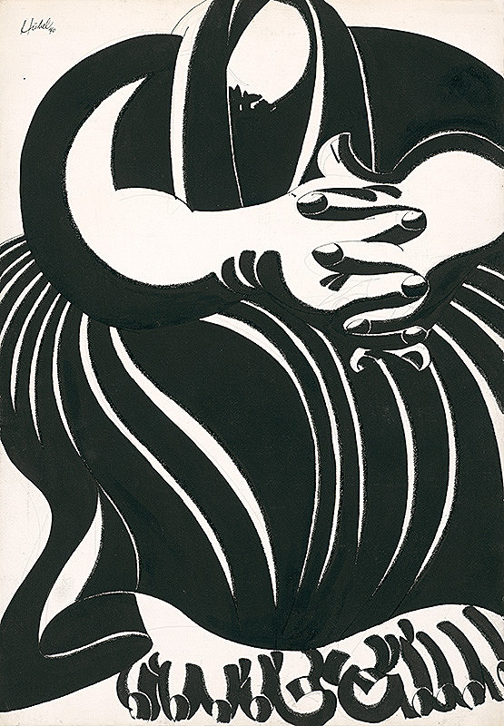 František Hübel – Žena so založenými rukami 